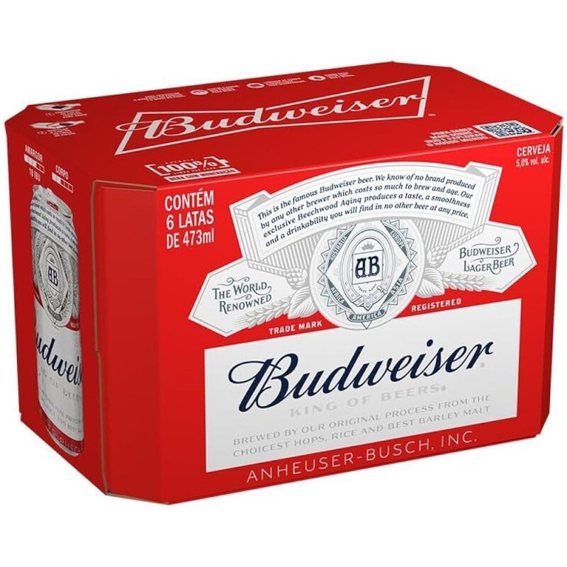 Pack de Budweiser Lata 473ml 12 Unidades
