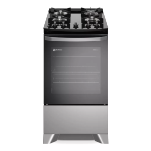 Fogão Electrolux 4 Bocas Efficient Com Perfectcook Prata (fe