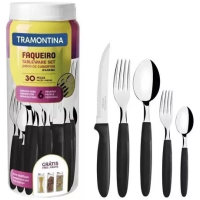 Jogo De Talheres Ipanema Aço Inox 30 Peças - Tramontina