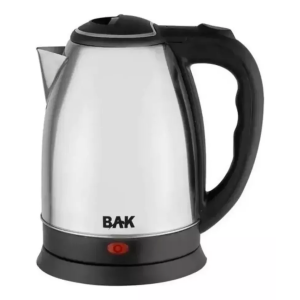 Chaleira Elétrica Inox 1,8 Litros 110v Jarra Bule BAK Cor Prata