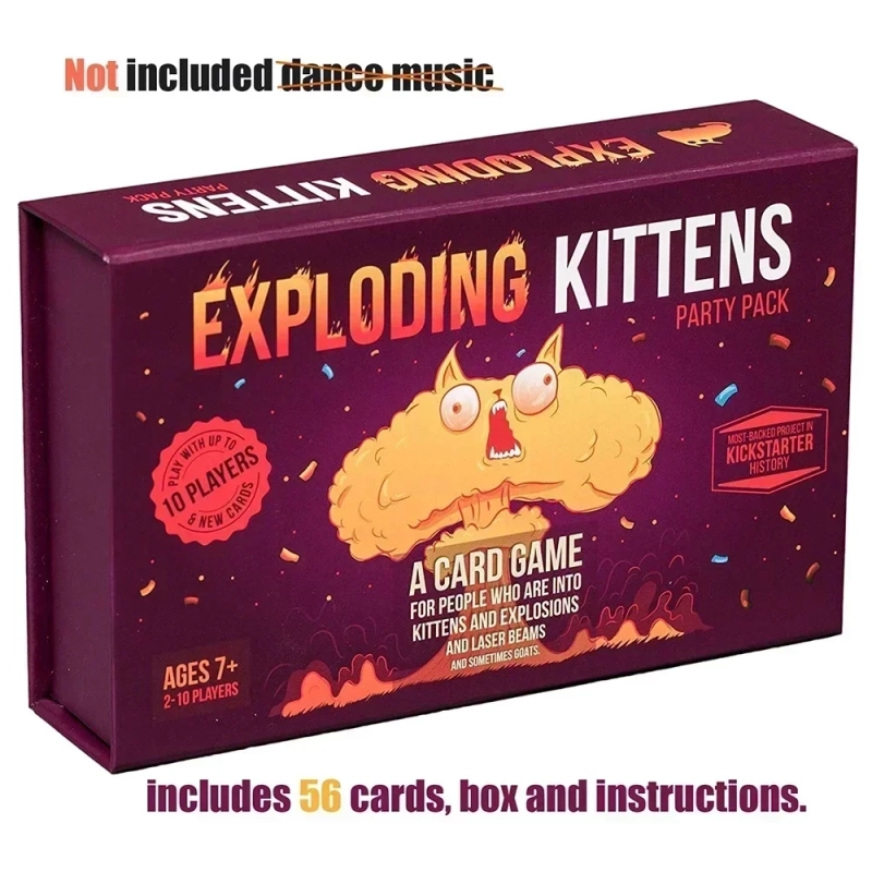 Jogo de Cartas Exploding Kittens Para a Galera - Galápagos Jogos