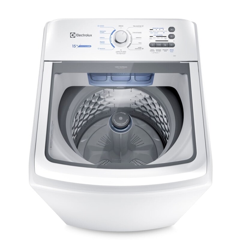 Máquina de Lavar Electrolux 15kg Branca Essential Care com Cesto Inox e Jet&Clean (LED15) - Electrolux |  Oficial c