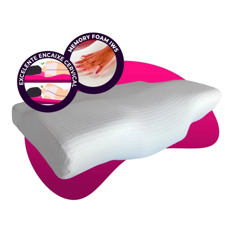 Travesseiro Ergonômico I Wanna Sleep Cervical Original