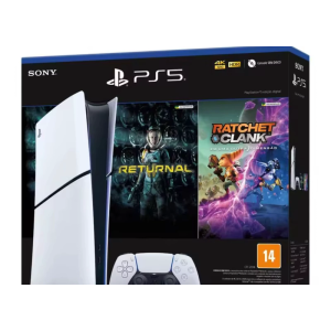 Console Playstation 5 Slim Edição Digital + Jogos Returnal + Ratchet & Clank