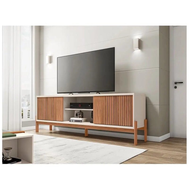 Rack para TV 72 2 Portas Caemmun Tannen 1.8