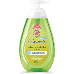 Sabonete Líquido Glicerina Lavanda JOHNSON’S Baby - 400mL