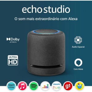 Echo Studio - Smart Speaker com áudio de alta fidelidade e Alexa