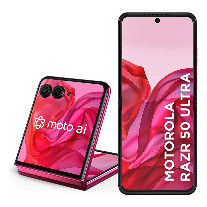 Smartphone Motorola Razr 50 Ultra - 512GB 24GB (12GB RAM+12GB Ram Boost) Tela dobrável 6,9" pOLED e externa 4 Moto A