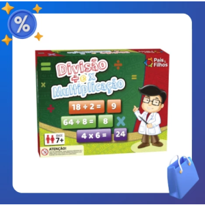 Jogo: Diverso Divisão e Multiplicação -105 Peças Pais & Filhos