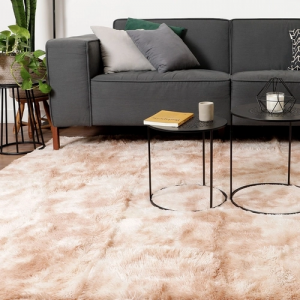 Tapete para Sala Felpudo 200x240cm Peludo 4mm - Home Basics