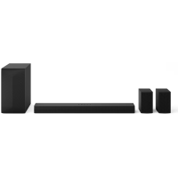 SoundBar LG S60TR 440W RMS 5.1 Canais Bluetooth 5.3 Dolby Digital Alto-Falantes Traseiros AI Sound Pro