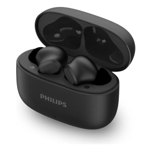 Fone De Ouvido Sem Fio Tws Philips TAT1109BK/00 Na Cor Preto, Com Bluetooth, Microfone, Tecnologia Ipx4
