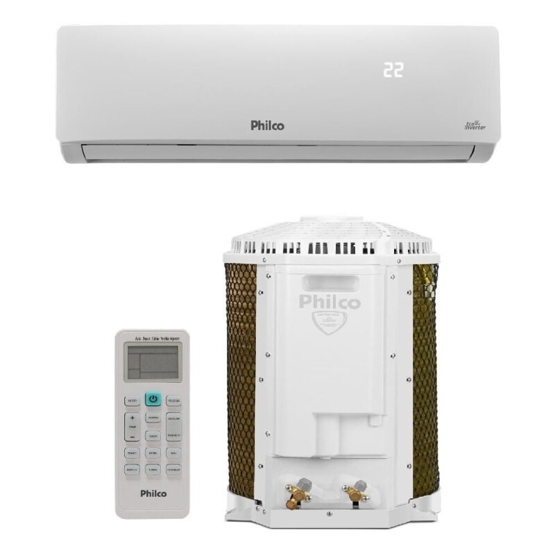Ar Condicionado Split Philco Hi Wall Inverter 12.000 Btu/h Quente E Frio Monofásico Branco PAC12QC 220V - WebContinenta