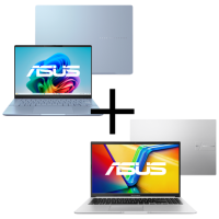 Kit Notebooks Asus Vivobook S 14 Ultra 7-258V 32GB SSD 1TB W11 S5406SA-PP097W + Vivobook 15 Ryzen 7-5825U 16GB SSD 1000GB KeepOS M1502YA-NJ613
