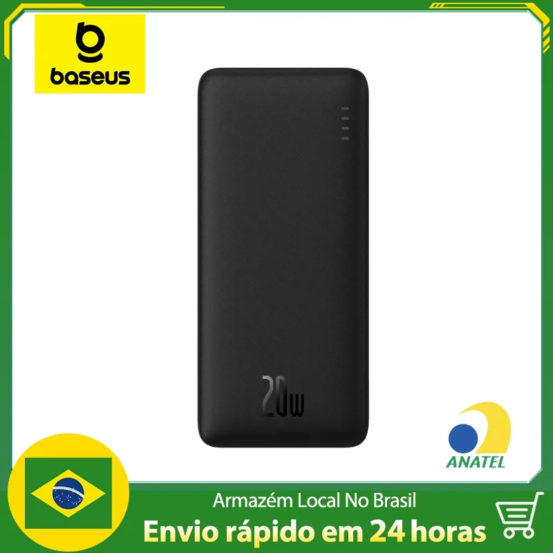 PowerBank Baseus Airpow 10000mah Turbo 20w Carregador Portátil