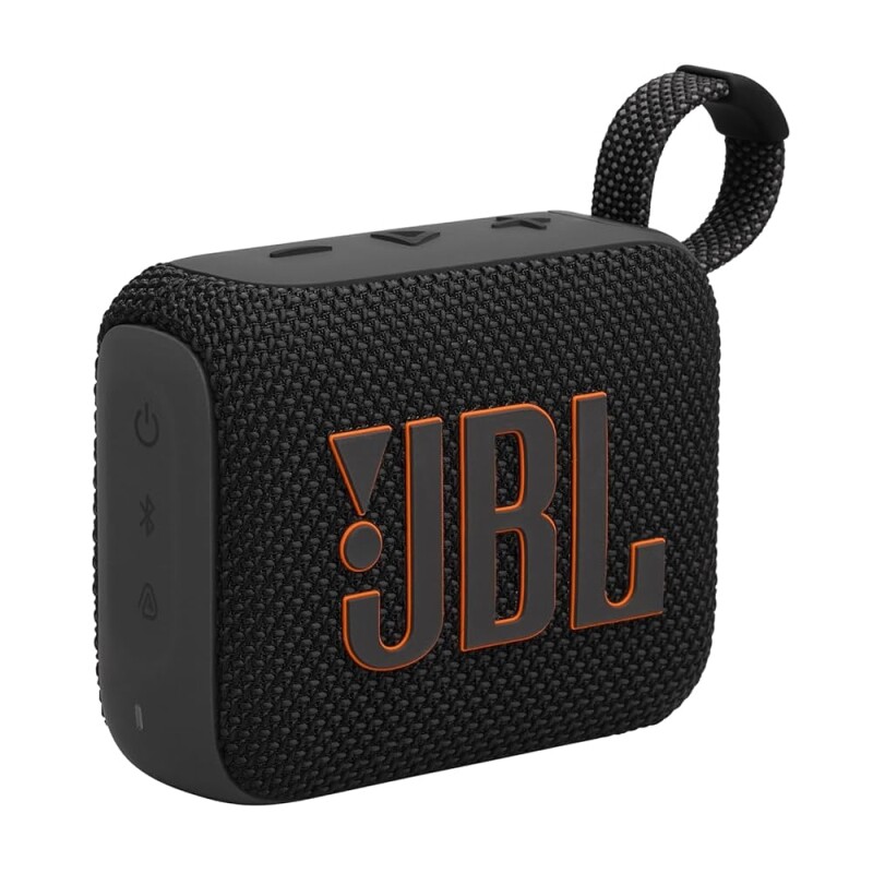 Caixa de Som JBL Go 4 Bluetooth Portátil Auracast À Prova D'água e Poeira - Preta