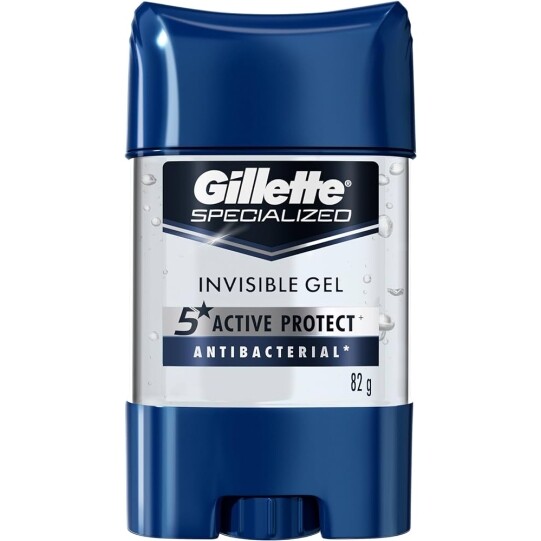 Gillette Desodorante Gel Antitranspirante Antibacterial 82G