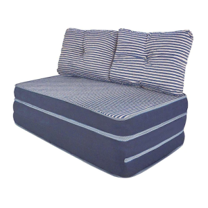 Puff Multiuso 3 em 1 + Travesseiro Jacquard Casal - BF Colchões