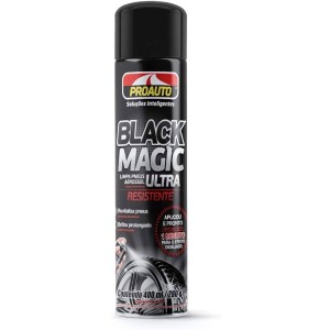 Proauto Limpa Pneus Aerossol Black Magic - 400ml