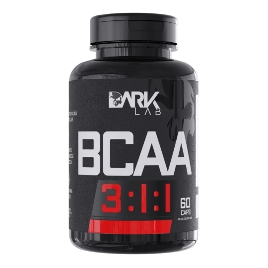 Bcaa 3:1:1 60 Caps Dark Lab Leucina Valina E Isoleucina Sabor Sem sabor