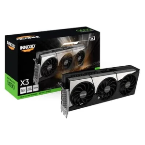 Placa de Video Inno3D RTX 5090 X3 OC Geforce Nvidia 32GB GDDR7 512bits DLSS 4 Tripe Fan Ray Tracing - N50903-32D7X-17593928