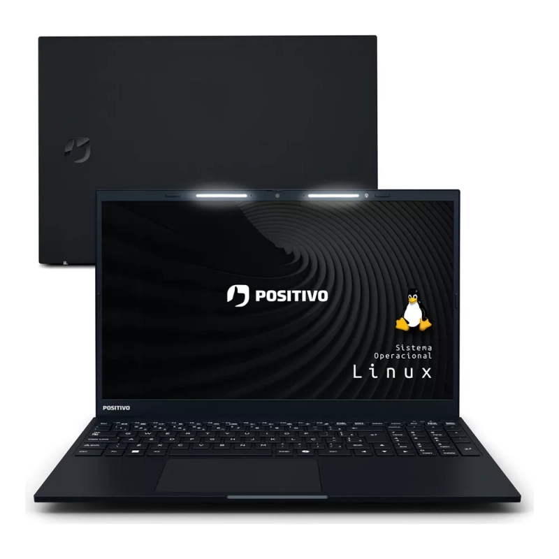 Notebook Positivo Vision R15 Lumina Bar Amd Ryzen 7 8gb 256gb Tela 15 Full Hd Antirreflexo Linux - Preto