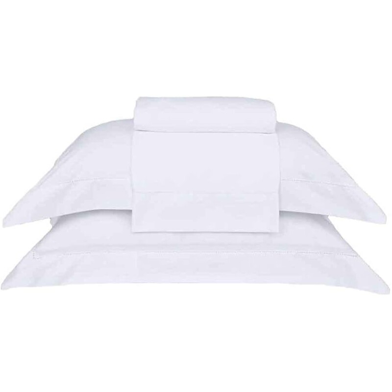 Buddemeyer Jogo de Cama Queen Cetim 300 Fios Bud Vision New Colors II 100% Algodão Penteado Branco 4 peças