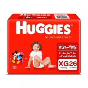 Fralda Huggies supreme Care Xg 26 Unidades