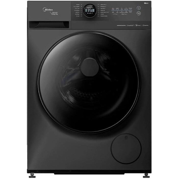 Lava e Seca 10,5kg Midea HealthGuard Titanium Conectada MF200D105WB/GK-01-127v