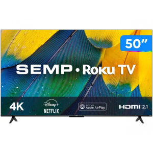 Smart TV 50” 4K UHD LED Semp RK8600 Wi-Fi