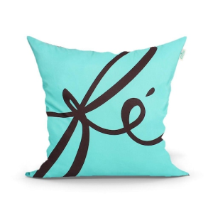 Almofada Decorativa Fé Tiffany 45cmX45cm Refil de Silicone Super Macio