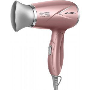 Secador de Cabelos Travel Mondial Golden Rose 1200W Bivolt - SC-47-GR
