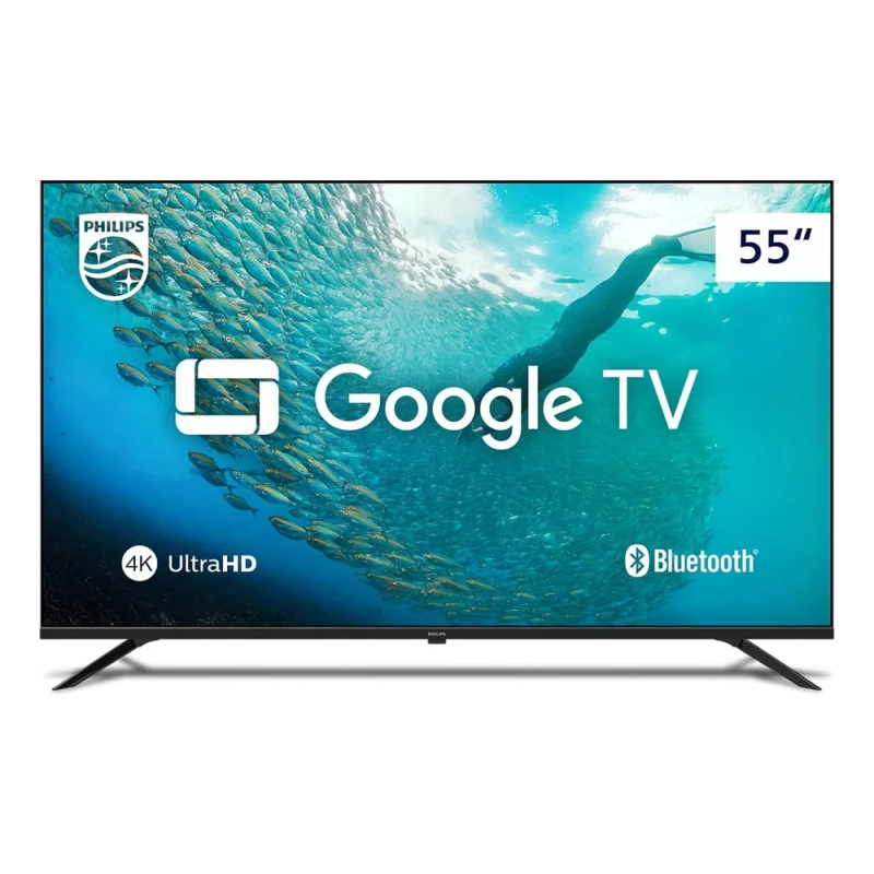 Smart Tv Philips 55 4k 55pug7019 Google Tv Comando De Voz