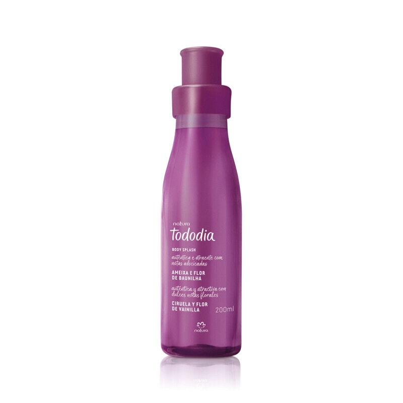 Body Splash Desodorante Colônia Tododia Ameixa e Flor de Baunilha 200 ml