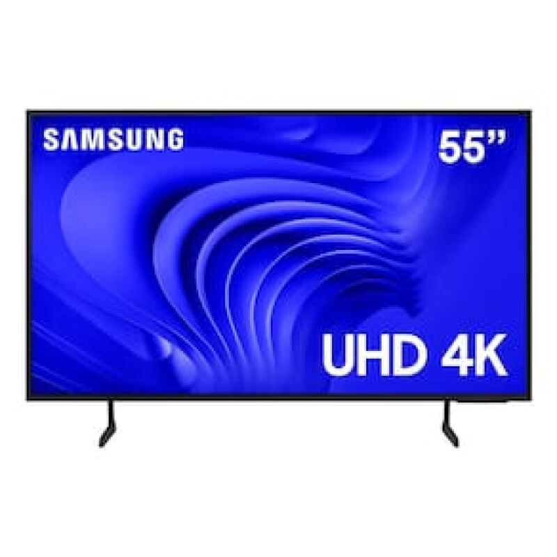 Smart TV 55 4K Samsung 55DU7700 LED Processador Crystal 4K Gaming Hub AI Energy Mode Alexa built in Wi-Fi Bluetoot