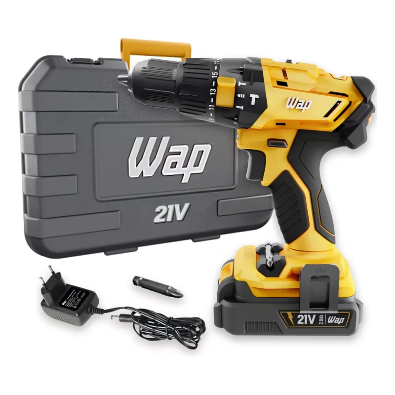 Parafusadeira e Furadeira de Impacto 3/8" WAP K21 ID02 2000 mAh 127/220V