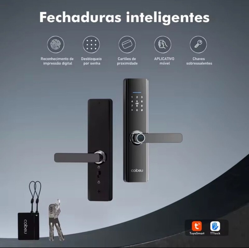 Fechadura Inteligente Wifi Coibeu Tuya