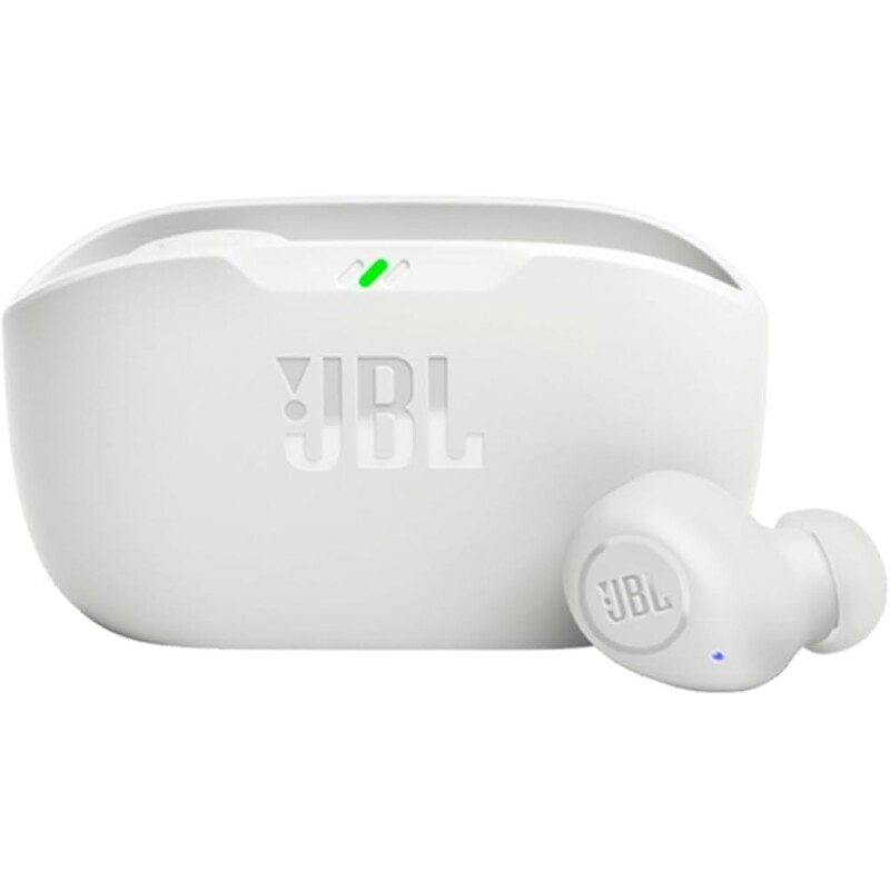 JBL Fone de Ouvido Sem Fio Bluetooth Wave Buds TWS - Branco