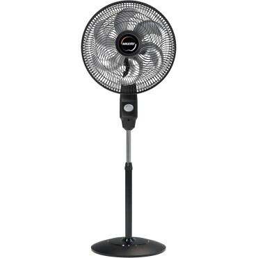 Ventilador de Coluna Mallory Éolo 126W Silencioso Hélice de 15 pás Grade Especial em Sistema TS Máxima Vazão e Mín