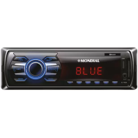 Som Automotivo Mondial Bluetooth Entradas USB, SD, Auxiliar e MP3 - AR-06