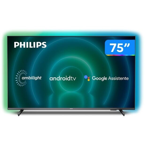 Smart TV 75 4K UHD D-LED Philips 75PUG7906/78