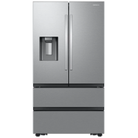 Geladeira Samsung French Door RF26 com All Around Cooling com Dispenser de Água e Gelo 550L Inox 127V - RF26CG7400SRAZ