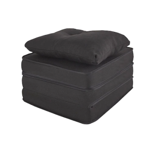 Puff Multiuso 3 Em 1 + Travesseiro Solteiro Jacquard - BF Colchões