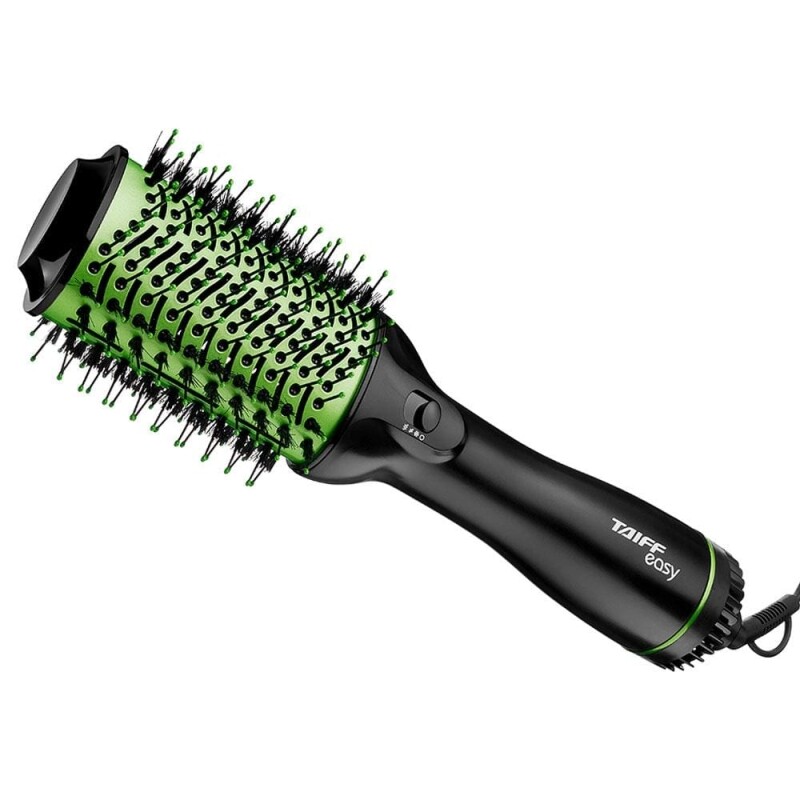Escova Secadora Taiff Easy Oval 1200W com Cerdas de Nylon - Verde - 110V