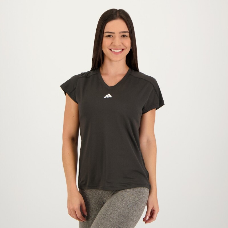 Camiseta Adidas Essentials Minimal Feminina Preta