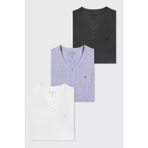 Kit 3 Camisetas Femininas Malha Polo Wear Sortido