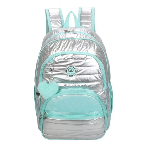 Mochila Sweet Girl Silver Wish Santino Sam233u Azul