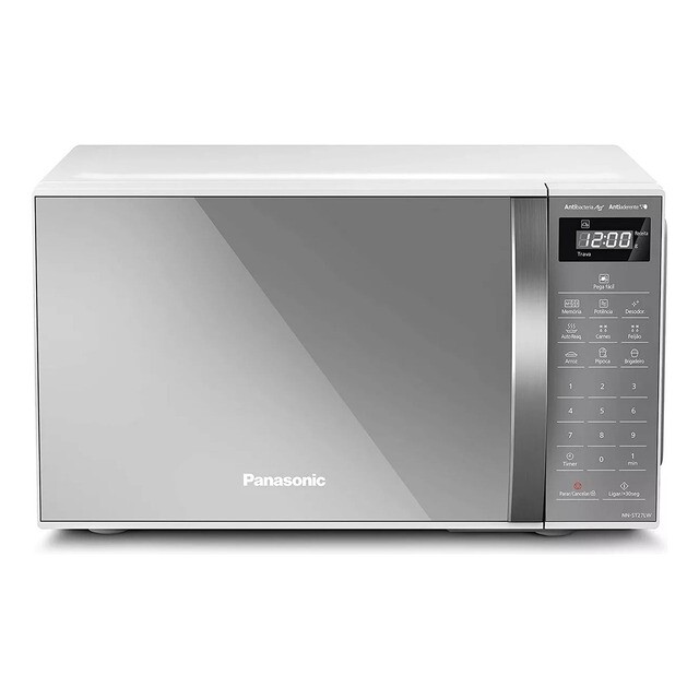 Micro-ondas Panasonic NN-ST27LWRUN - 21L - Branco - Porta Espelhada