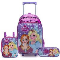 Kit Mochila Infantil Estojo Duplo Lancheira Térmica Escolar