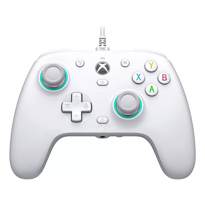 Controle GameSir G7 SE com Fio para Xbox One Series S X PC Hall Effect Botões Mecânicos Cor Branco
